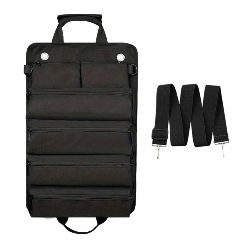 

Multi Pocket Hardware Tool Bag Large Capacity Heavy Duty Tool Bag Mechanic чёрный