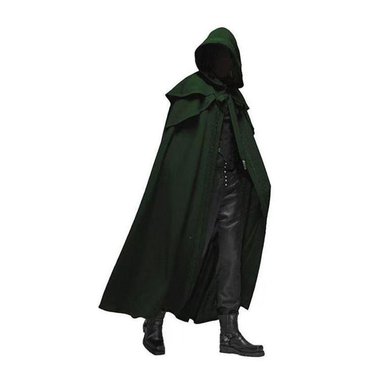 Unisex Black Halloween Cosplay Cloak Costume