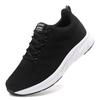 Fashion Women's New 2024 Autumn Black Sneakers Mom Middle-Aged And Elderly Running Shoes Work Soft Bottom Not Tiring On The Feet