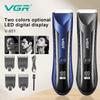 Portable Universal Electric Hair Trimmer Full Body Washable Hair Clipper LCD Digital Display Electric Hair Clippers for Men's Beauty Safe To The Skin
