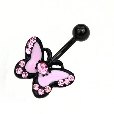 Sexy Butterfly Zircon  High Quality Navel Ring Piercing Jewelry