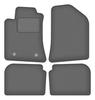 Veloursgraphit-Autofußmatten für: Toyota Avensis II T25 Kombi, Fließheck, Limousine (2003-2009)