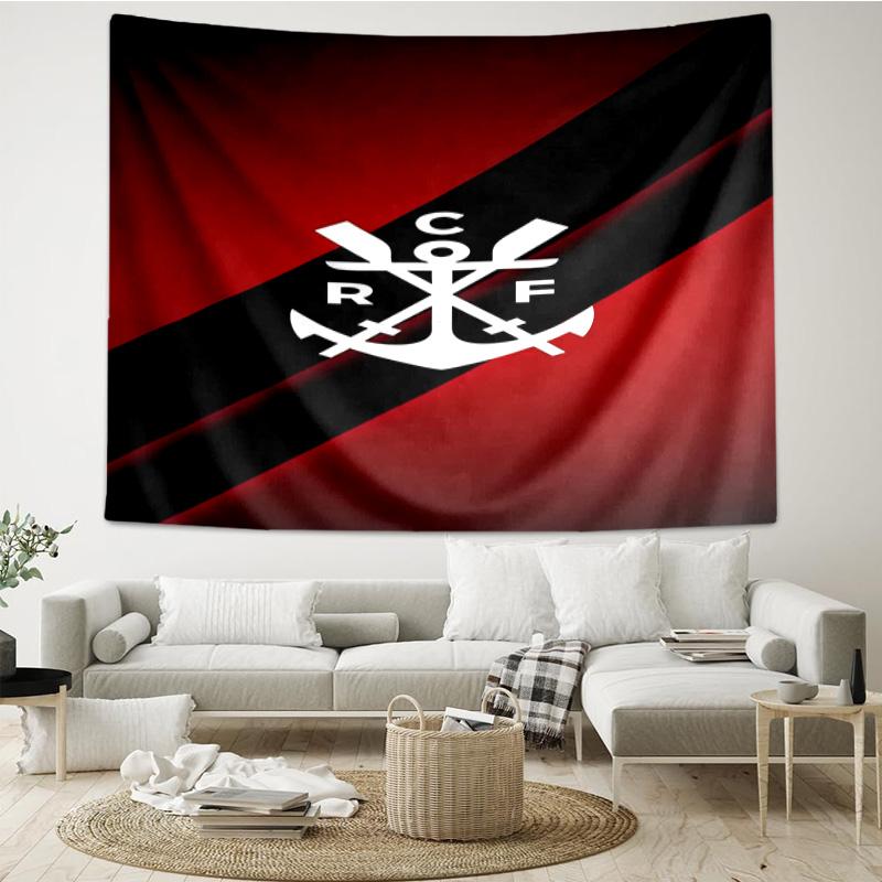 1PC Fla-mengo Club Crest Printed Tapestry Room Decoration Wall Hanging for Living Room Bedroom, dormitory, Birthday and Christmas gifts