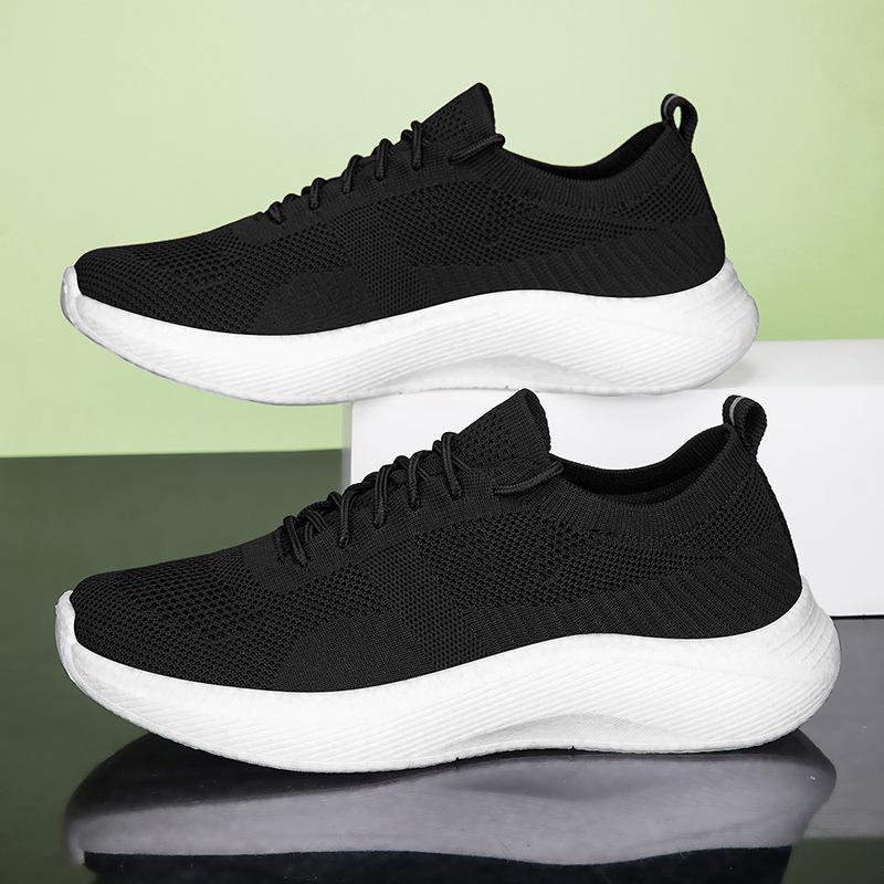 Casual Shoes Men's Shoes Spring and Autumn New Fly-woven Mesh Breathable Outdoor Lightweight Wear-resistant Versatile Couple Shoes