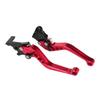 1Pair Aluminum Motorcycle Brake Handle 6-position Adjustable Motorcycle Handlebar Levers  Bike Parts
