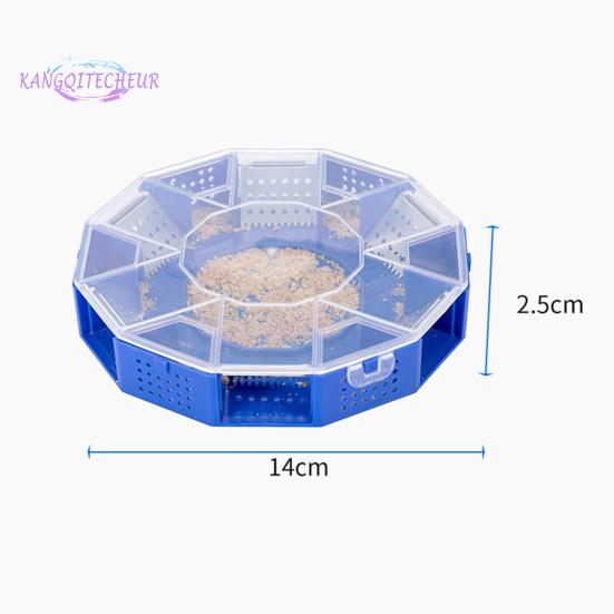 Cockroach Catcher Box, Single Layer PP Plastic, Round Roach Trap for Kitchen