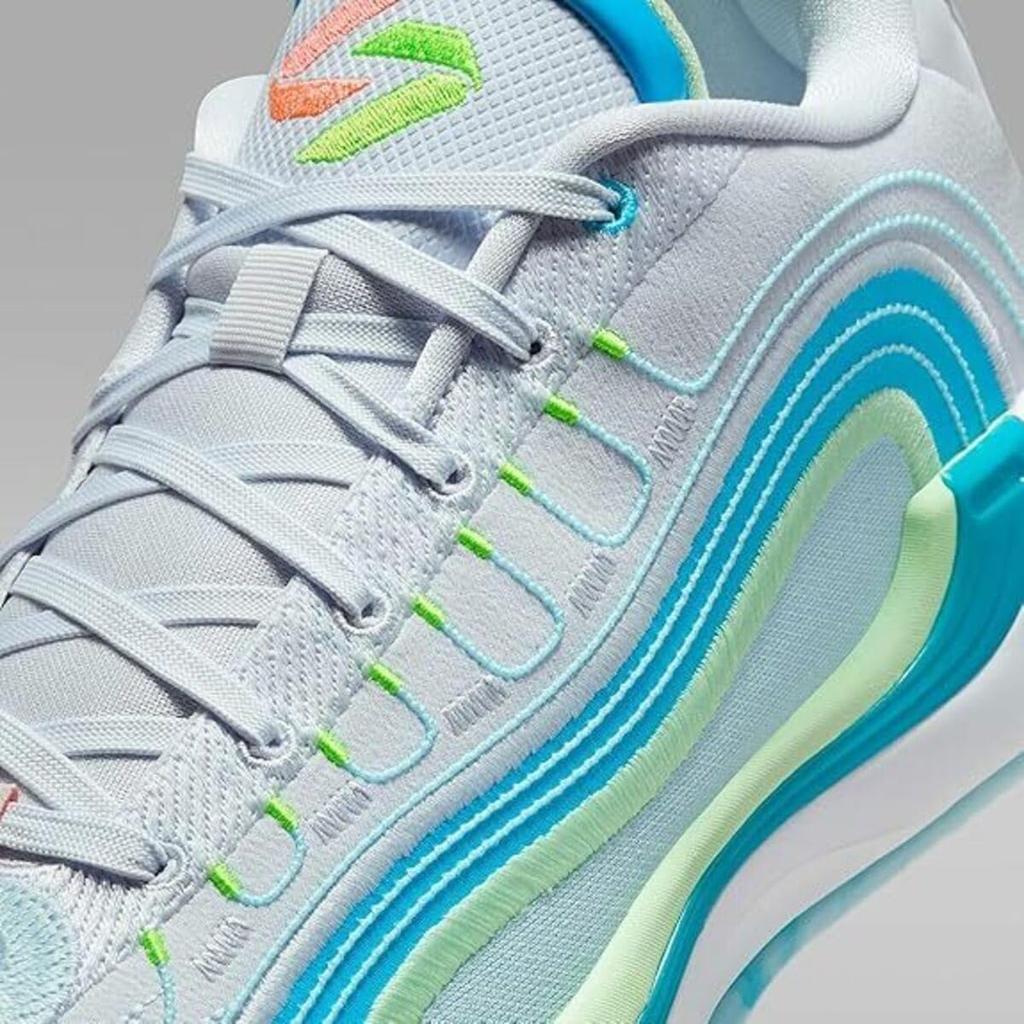 Nike Luca 4 PF Football Size Navigator, Gray/Copa/Vapor Green/Laser Blue, HF0824-002, 27.0cm