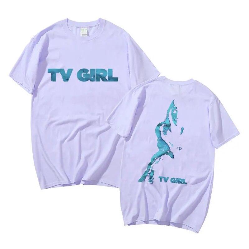 Tv Girl Tričko The Night In Question Tričko French Exit Album Tričko Unisex Dámská Móda Ležérní Krátký rukáv Unisex Vintage Trička