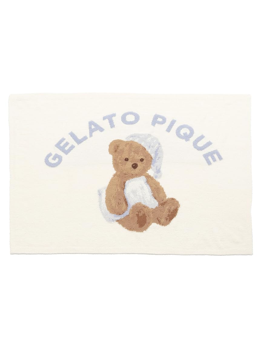 

GOOD NIGHT BEAR blanket PWGG244721OWHTF [Gelato Pique]