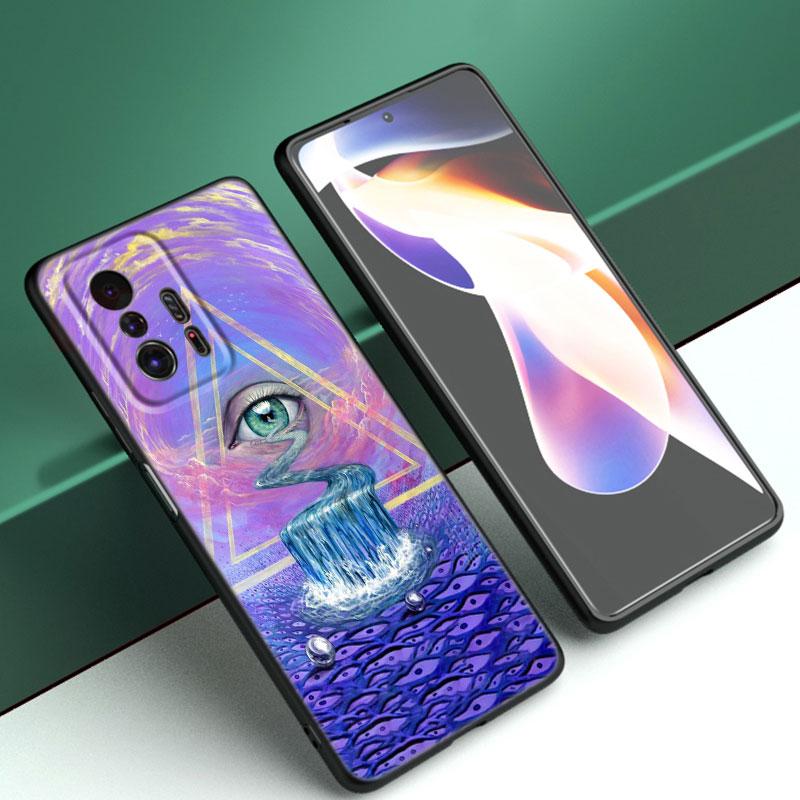 Blue Nazar Boncugu Evil Eye Phone Case For Xiaomi Mi A2 8 9 SE Note 10 10T 11 12 Lite 9T 11T 12S 12T Pro A3 6X 12X Black Cover