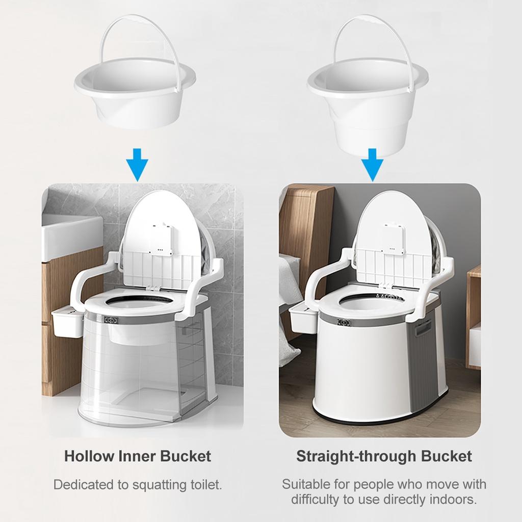 150KG Pregnant Camping Toilet  Outdoor Camping Portable Mobile Toilet For Home Elderly Hospital Travel Boat Adult Children Toilet