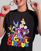 Anime The Amazing Digital Circus Black T Shirt Size S 4xl 2