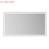 Y4UA Car Sun Visors Makeup Mirror Stainless Universal Adhesive Easy Installation for Car Visors Seatback Cosmetic Mirror