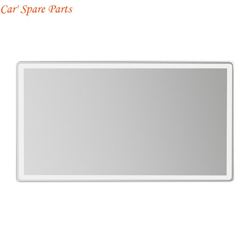 Y4UA Car Sun Visors Makeup Mirror Stainless Universal Adhesive Easy Installation for Car Visors Seatback Cosmetic Mirror
