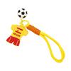 Keychain Pendant, Thick Braided Rope Mini Football Pendant, Soft Rubber Jersey Charm Key Holder, Argentina Brazil Germany Team Colors Fan Gift