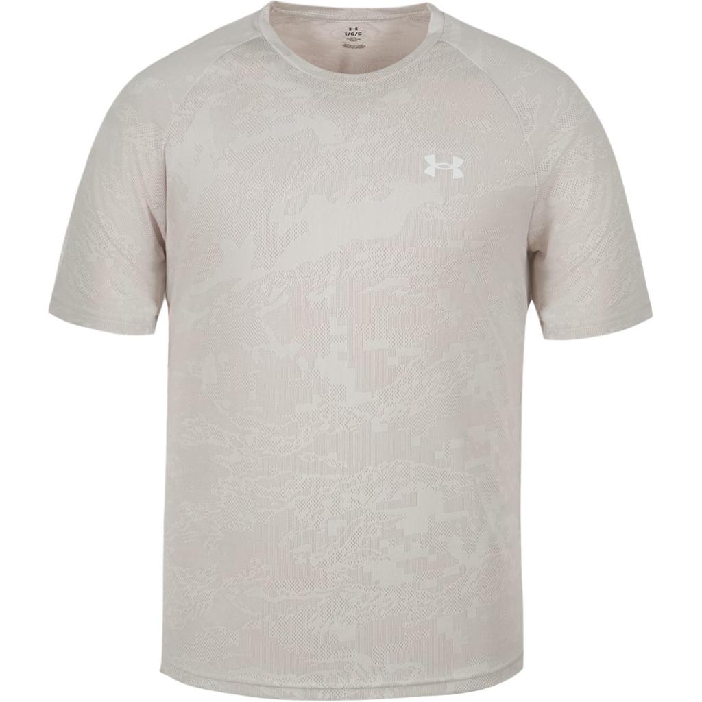 Under Armour Logo Quick-Dry Crew Neck Short Sleeve T-Shirt Men tops 1390430-279