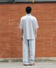 Nontai Cotton Wide Curved Pants (Greyish Sky)