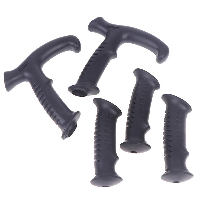 2Pcs Monopod Handle Adapter T-Handle/Straight Walking Stick Cane Converter Trekking Pole Handle Grip For Hiking Climbing
