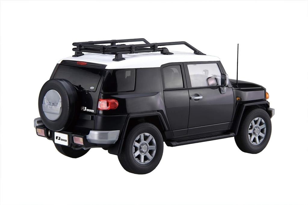 Fujimi Model Car NEXT Series Toyota FJ Cruiser Tone Color Coded Plastic Model Car 1/24 No.9 EX-1 (Two Black) NX9EX-1