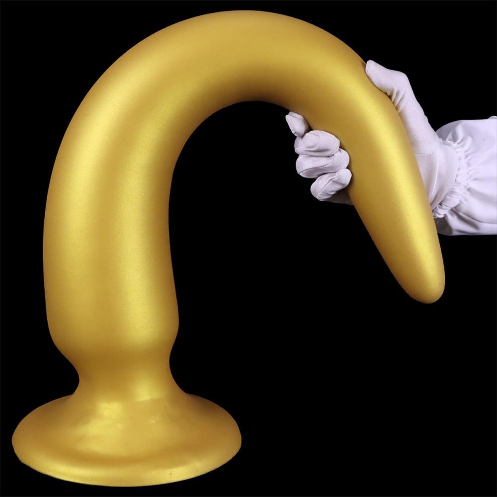 Extra Long Silicone Anal Plug with Large Tail - Safe Comfortable Adult Masturbation Massage Sex Toy