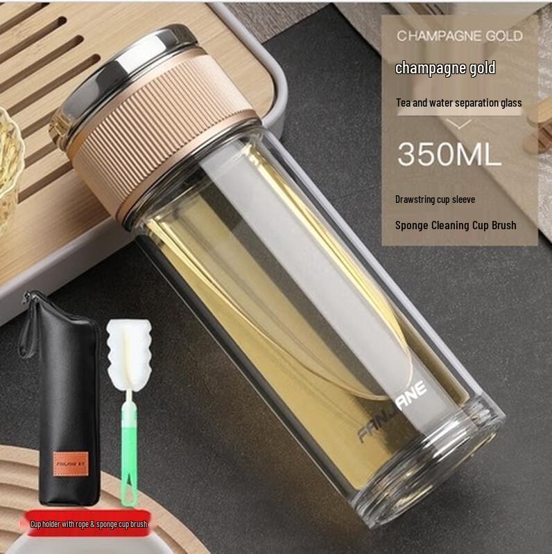 SX Portable Tea Infuser Glass Bottle