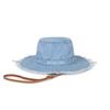 Cappello da pescatore ricamato in denim INSTANTFUNK - Blu