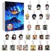Demon Slayer Christmas Keychain Toy Gift With Acrylic Characters Accessories