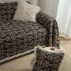 Exquisites Sofahandtuch Anti-Katzenkratzer Jacquard-Blume Retro Festlich Zugang Dicke Sofadecke Fabrik