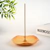 Modern Ceramic Lotus Leaf Incense Holder & Burner for Sandalwood and Agarwood Sticks