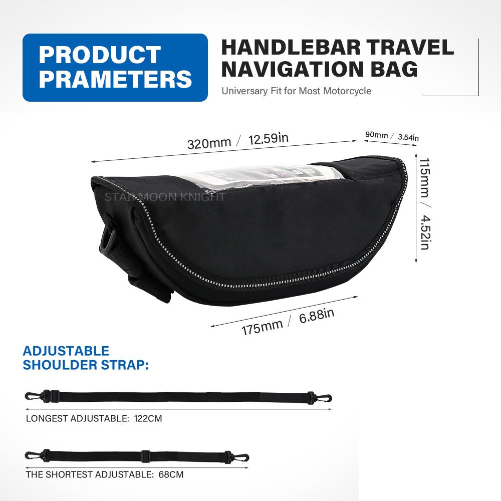 Motorcycle Accessories Waterproof Bag Storage Handlebar bag For Tiger Sport 660 TIGER SPORT 660 2021 2022 - Travel Tool bag