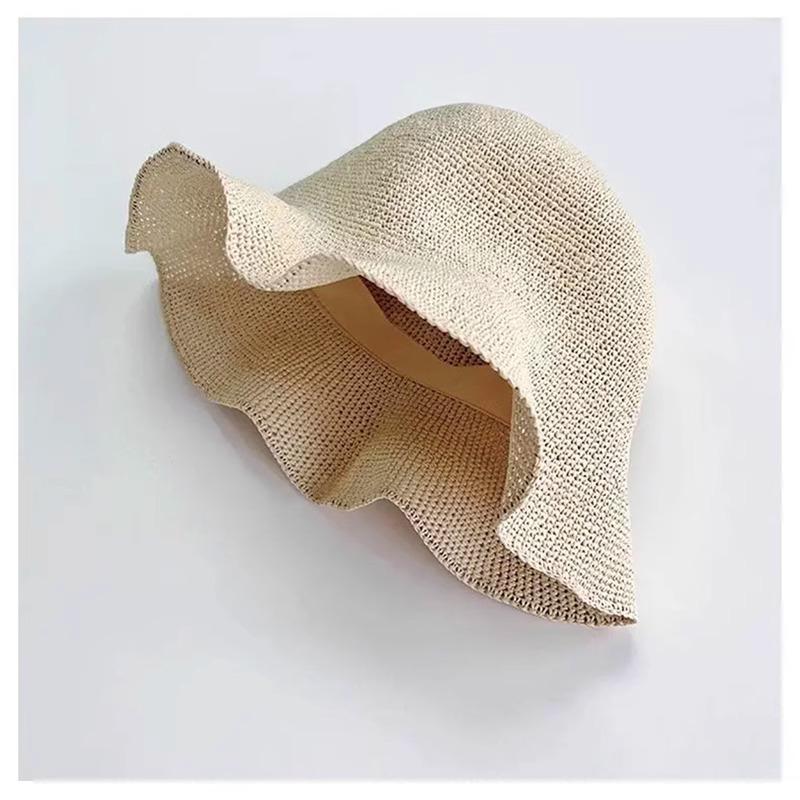 Summer Fine Straw Shading Versatile Face Small Eaves Sunscreen Hat Women