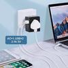 Adaptador de Viagem Universal com 2 Portas USB, Extensão de Energia Tudo-em-Um Mundial para + de 150 Países