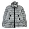 Red Valentino KR3CN00B Gray X Black Mesh Dot Short Down Jacket Jacket 40 grayUsed