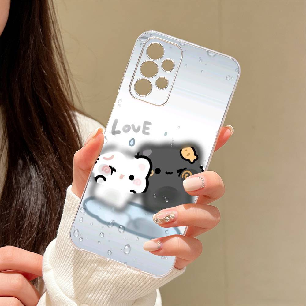 Fun and Cute Phone Case Transparent Silicone Soft For Samsung S25,S24,S21,S22,S23,S30,Ultra,S20,Plus,Fe