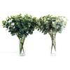 2 st Konstgjord Eukalyptus 16 Huvuden Falska Växter Grönska Hem Hotell Kontor Dekor