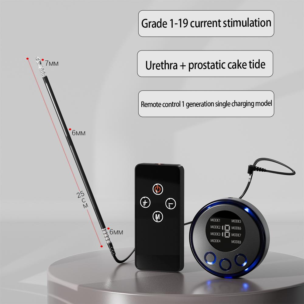 Electric Man Shock Catheter Urethral Vibrator Penis Plug Short Horse Eye Stick Sounding Urethral Rod Sexy Toy Medical Dick Adult