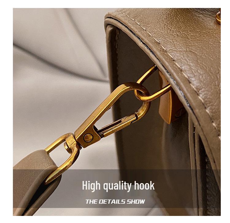 Trendy Women's Crossbody Bag with Versatile Double/Single-Shoulder Strap