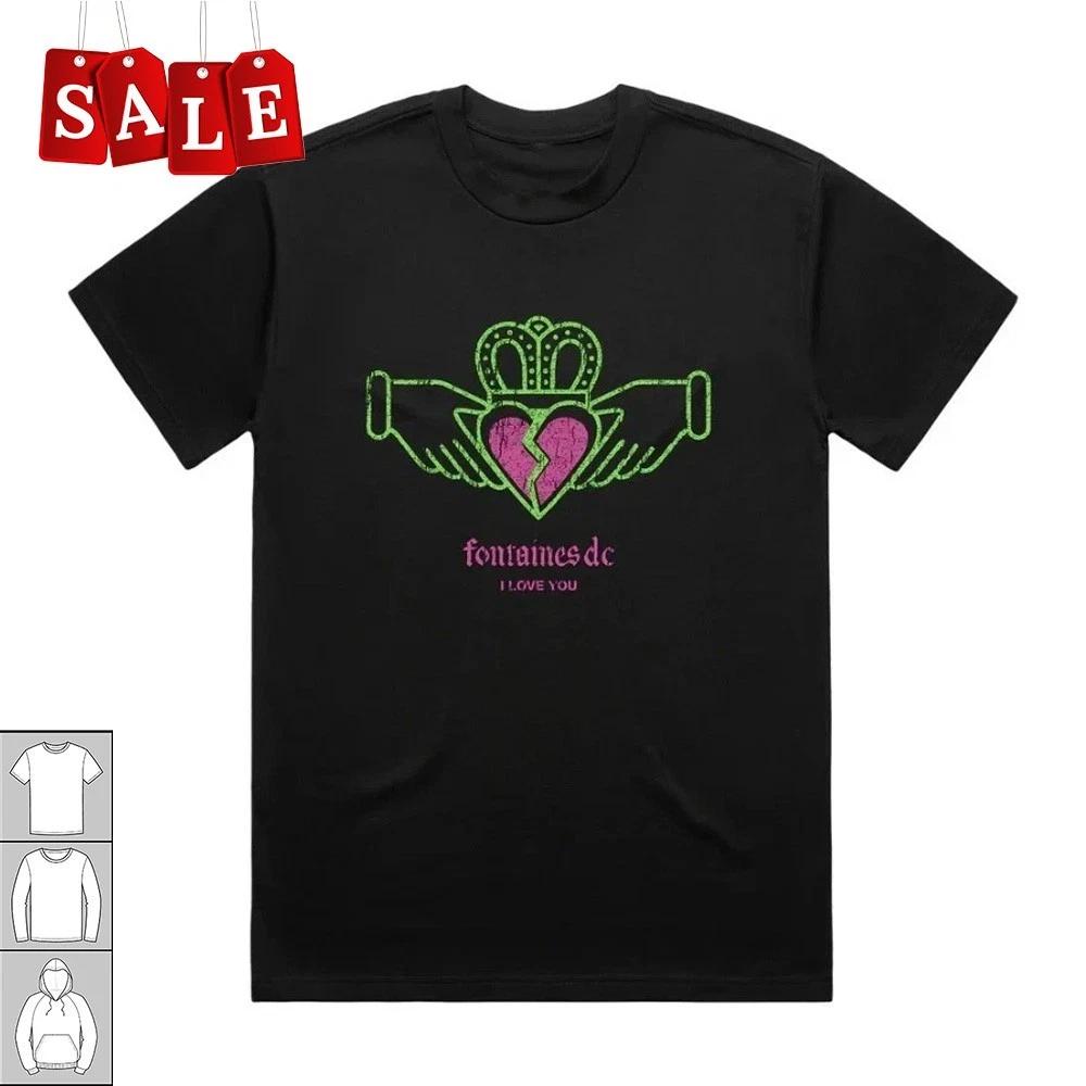 

New Fontaines D.C. I Love You Romance Gift For Fans Unisex S-5XL Shirt OS401 L