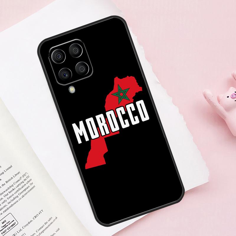 Morocco Map Flag Case For Samsung Galaxy M13 M53 M16 M36 M56 M06 M52 M32 M12 M54 M34 M14 M35 M55 M15 M11 M31