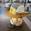 Kids Wide Brim Bucket Hats Quick Drying Thin Mesh Sun Hat Adjustable Drawstring for Summer Holiday Seaside Vacation