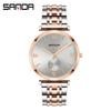 Sanda Summer Steel Band Couple Watches - Trendy Waterproof Wristwatches for Men and Women