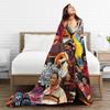Sesames Streets Plush Blankets Kids  Flannel Throw Blanket For Couch Bed Warm Soft Custom Quality Bedspread Gift Idea