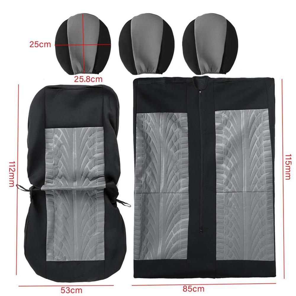 Universal 2+1 Seat Covers Car Seat Covers Protector for Transporter/Van,Universa