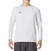 Under Armour Camiseta de Manga Comprida Respirável de Secagem Rápida Cor Sólida Tops Unissex Branco 24600601-100
