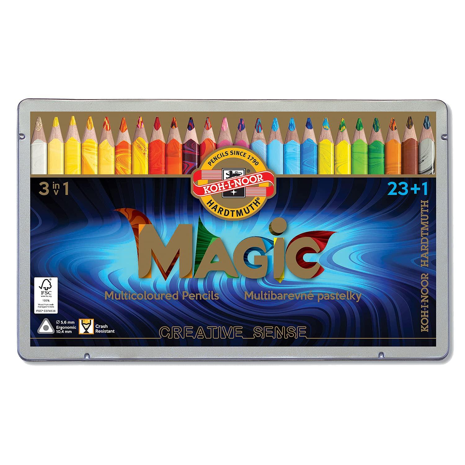 

Kohinoor Colored Pencils Magic Pencil 24 Color Set KH3408-24