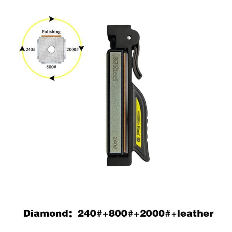 Kitchen Fixed Knife Sharpener Professional Sharpener for Knives Diamond Stone Polishing Precision Adjusted from 15-30 degrees