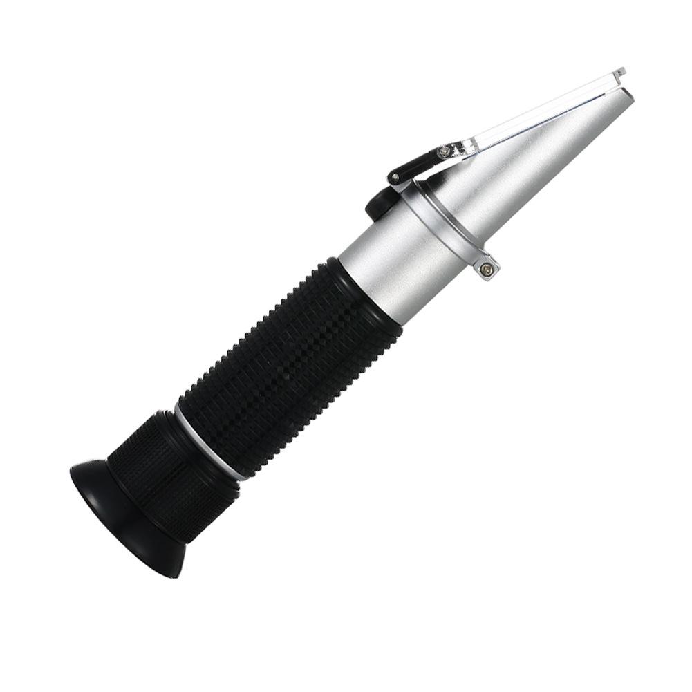 3-in-1 Handheld Refractometer: 0-40% Brix Sugar Meter, 0-25% Alcohol Tester, 0-22° Baumé Gauge