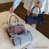 2026 Newest Korean Summer Women's Handbag High-end Polka Dot Niche Pillow Bag Single Shoulder Bags Cylindrical Crossbody Bag