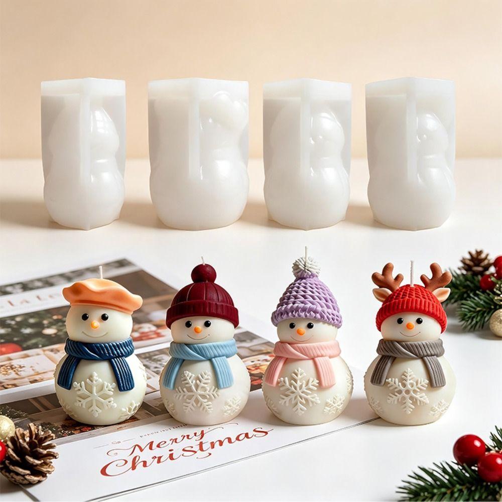 Heat Resistant Candle Silicone Mold Flexible Baking Mold Cute Chocolate Mold  DIY Making