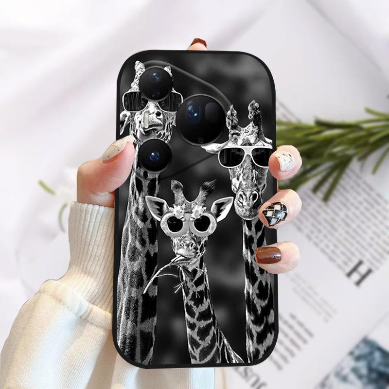 Phone Case For Huawei Pura 80 Ultra Pretty Stylish Painting Soft TPU Silicone Shockproof Cover For Huawei Pura80Ultra Fundas